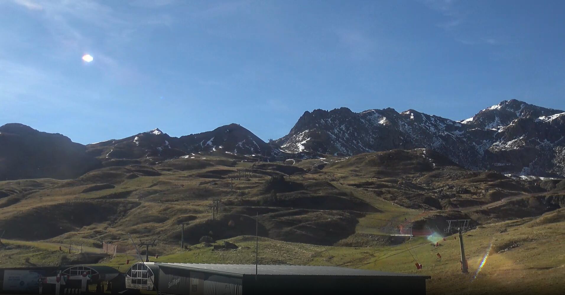 Imagen de las webcam de Formigal este martes, 14 de noviembre
