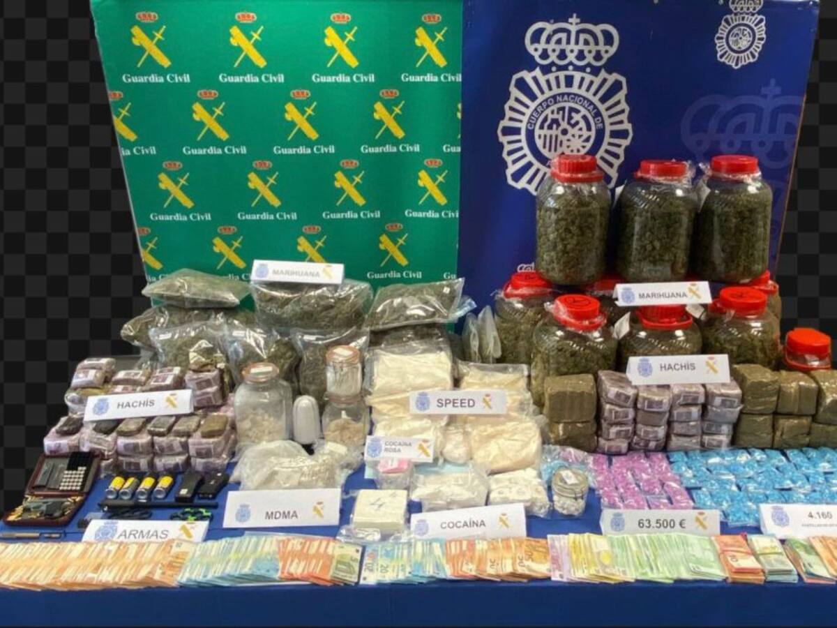 Una operación conjunta de la Policía Nacional y la Guardia Civil desmantela una organización de 'narcos'