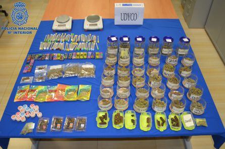 Imagen de la droga incautada