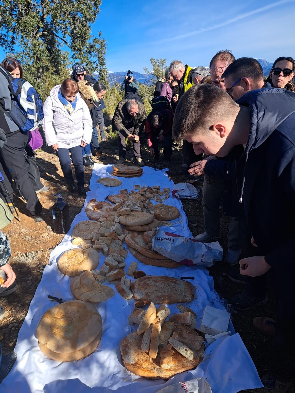 Romería de los langostos en Abizanda. Foto: Javier Labat