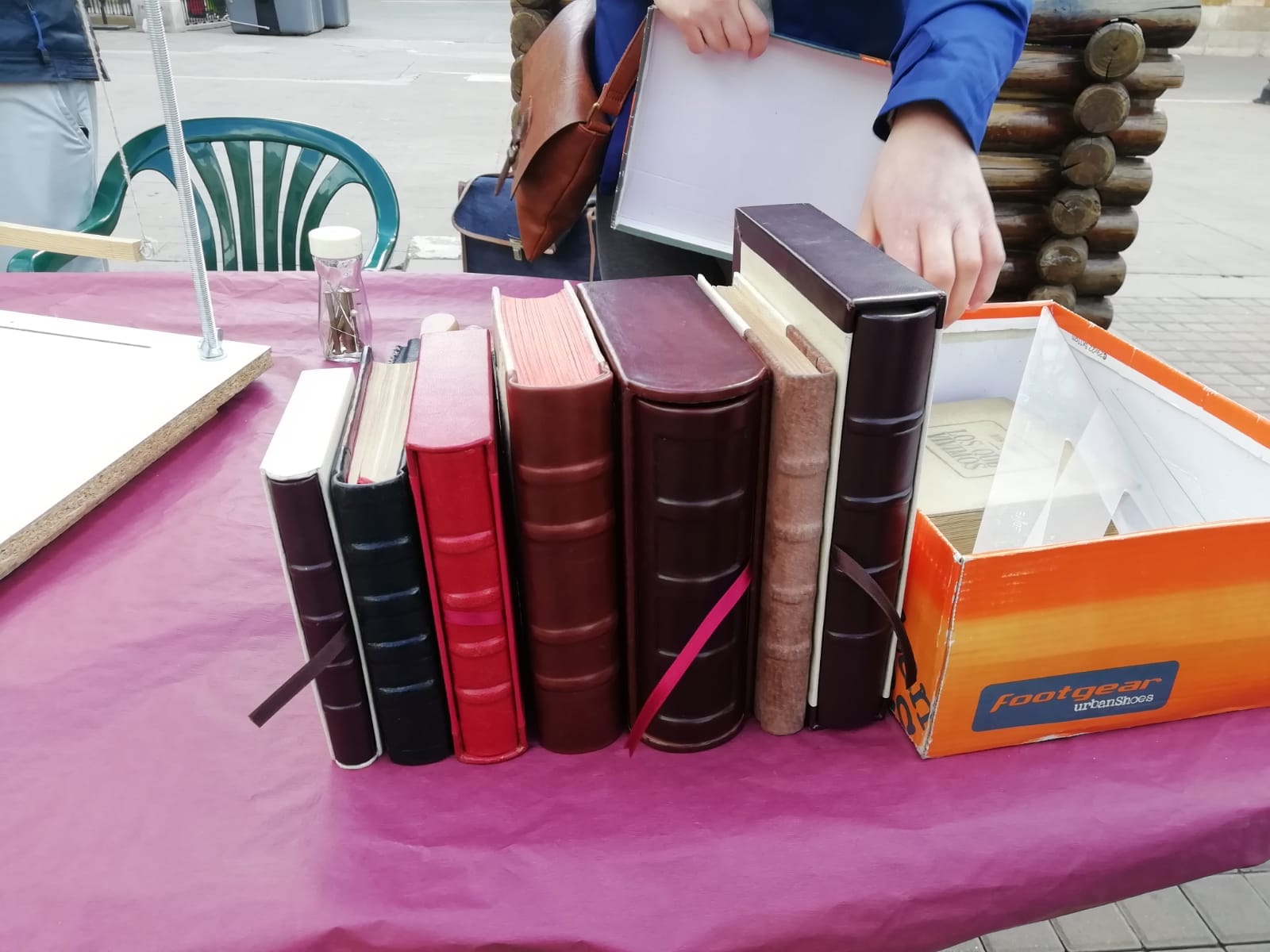 Libros encuadernados en las Jornadas Cervantinas de Villarrobledo de 2023