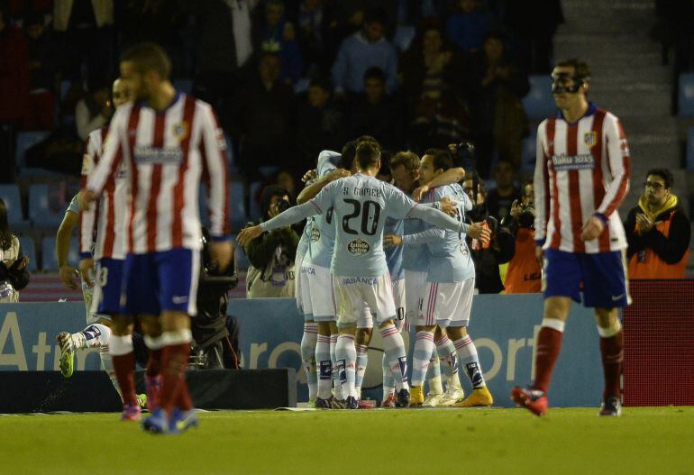 El Celta de Vigo doblegó al Atlético de Madrid