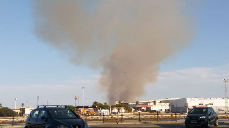 Fuego en El Tiro Pichón