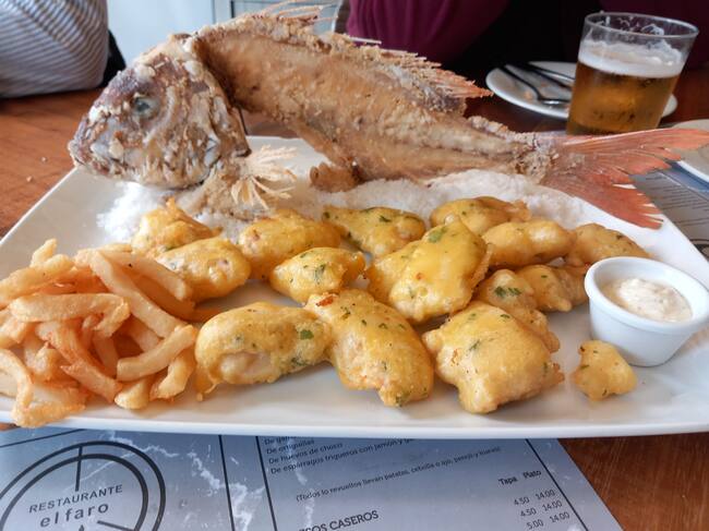 Pargo frito