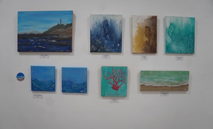 Una de las obras de la muestra