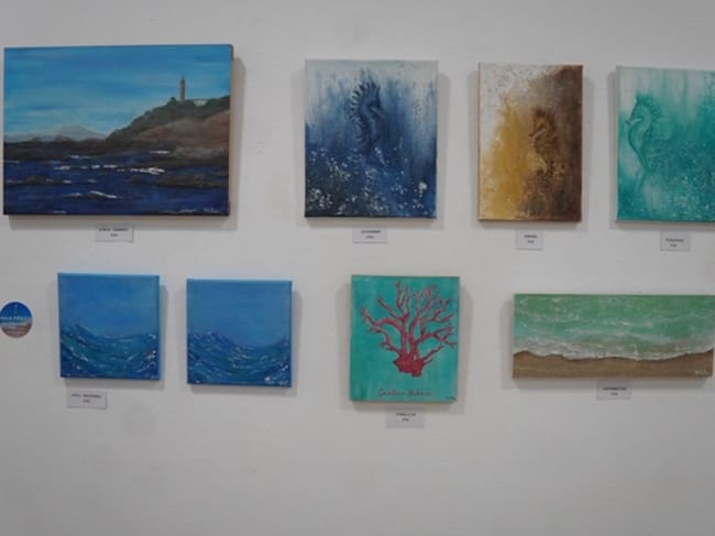 Una de las obras de la muestra