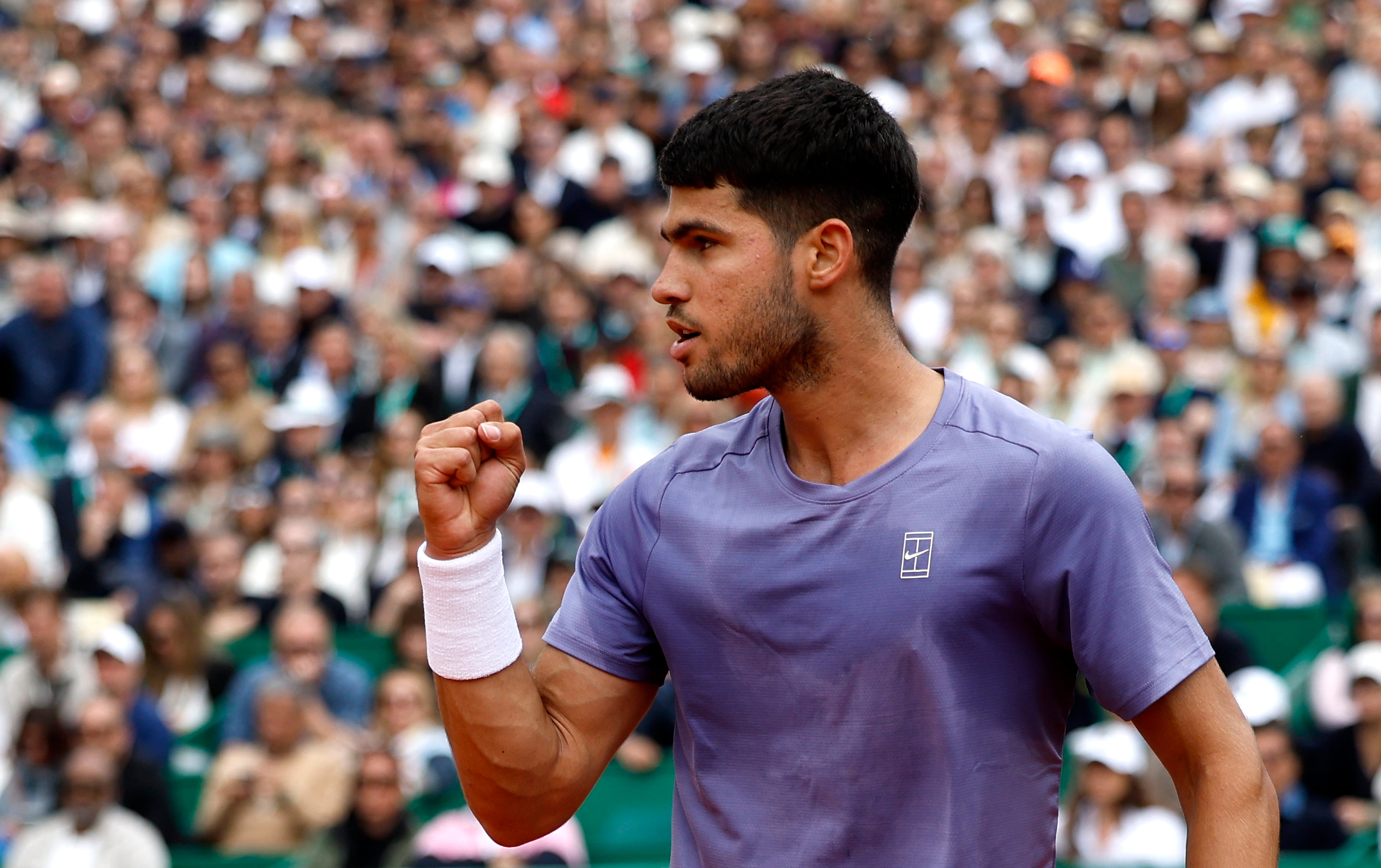 Carlos Alcaraz, en las semifinales del Masters 1.000 de Montecarlo