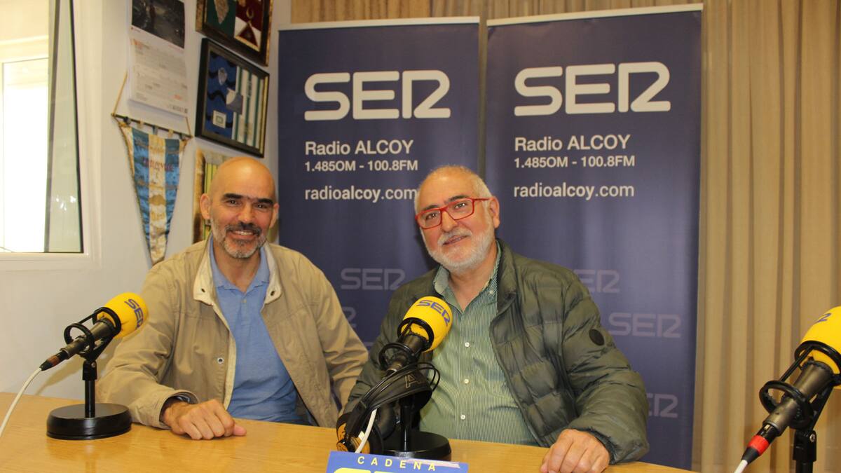 Rafa Doménech y Nacho Miró hablan sobre las actividades solidarias del Rotary Club Alcoy Font Roja (05/06/2023)