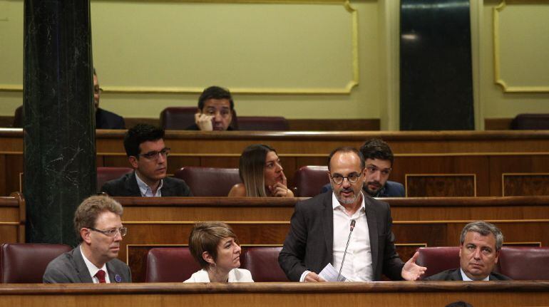 Carles Campuzano y diputados del PDeCAT.