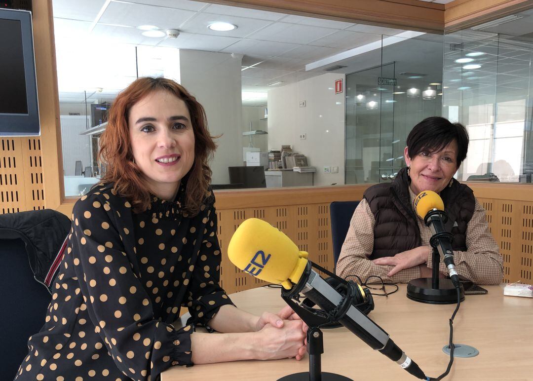 Gemma Ubasart i Carmen Echazarreta (amb Gemma Geis des Ràdio Barcelona)