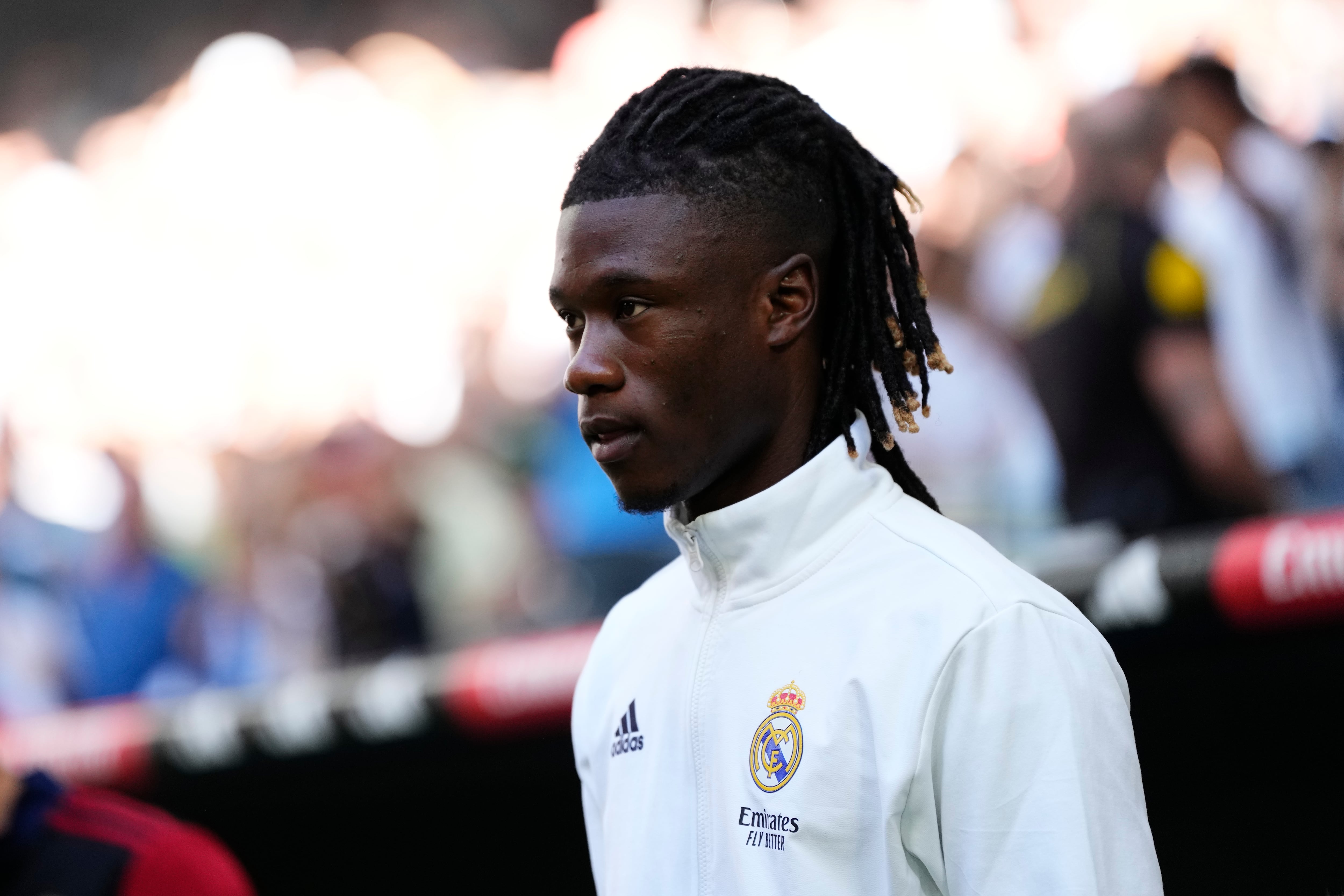 Camavinga, durante un partido con el Real Madrid en la actual temporada.  (Photo by Jose Breton/Pics Action/NurPhoto via Getty Images)