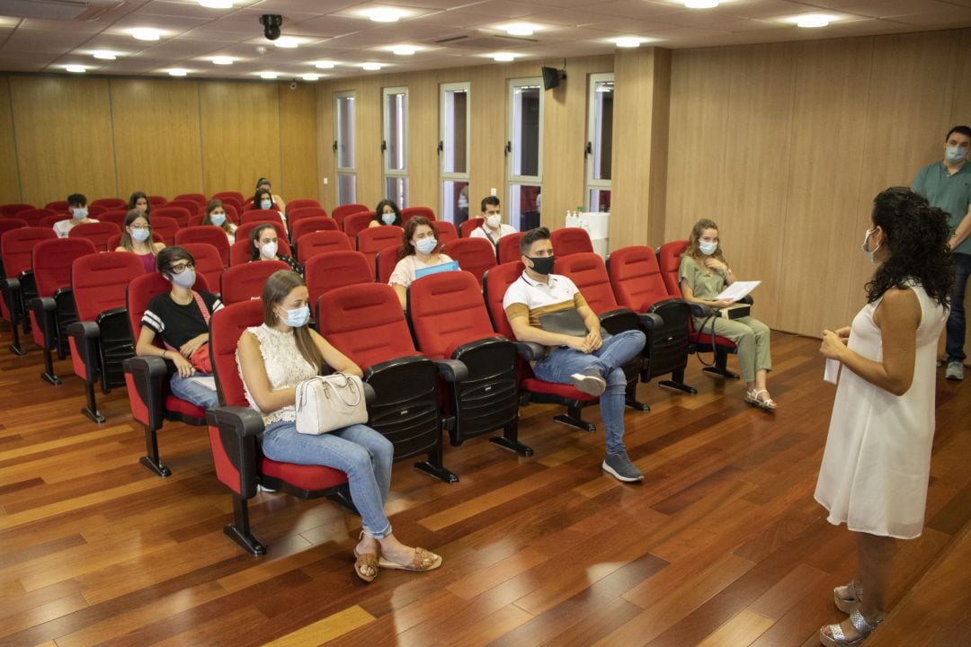 Recibimiento en el Ayuntamiento de Onda a los estudiantes en prácticas