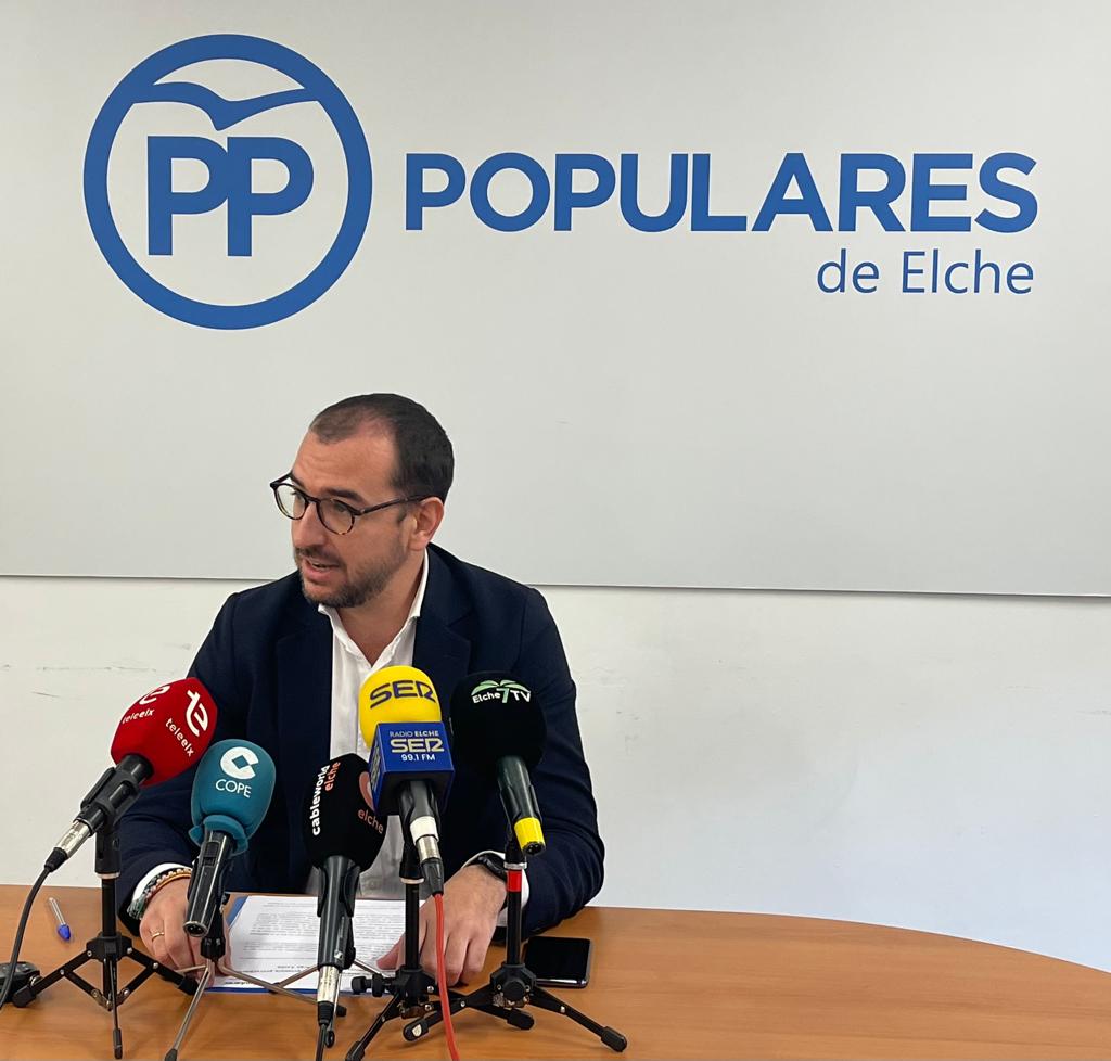 Claudio Guilabert, portavoz del Partido Popular de Elche