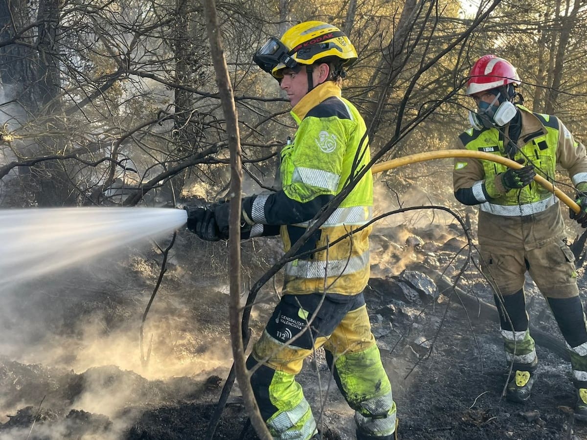 Dan por extinguido el incendio en Alcalà de Xivert