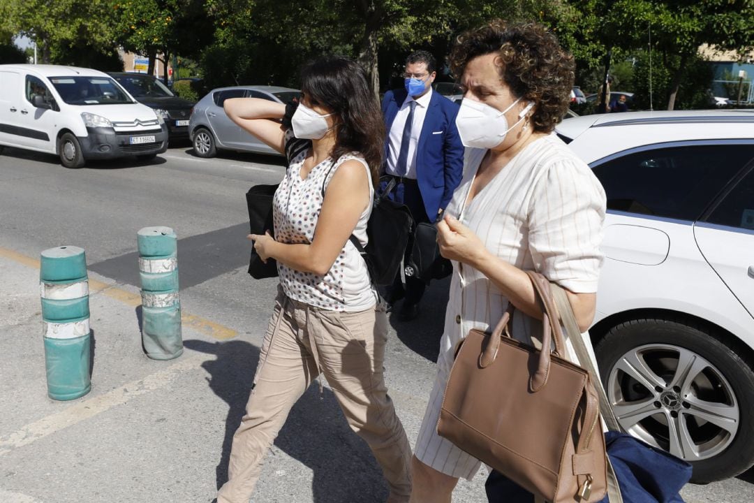 Juana Rivas, antes de acceder al centro de inserción social Matilde Cantos en Granada capital