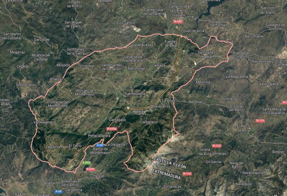 Sierra de Béjar (Salamanca)