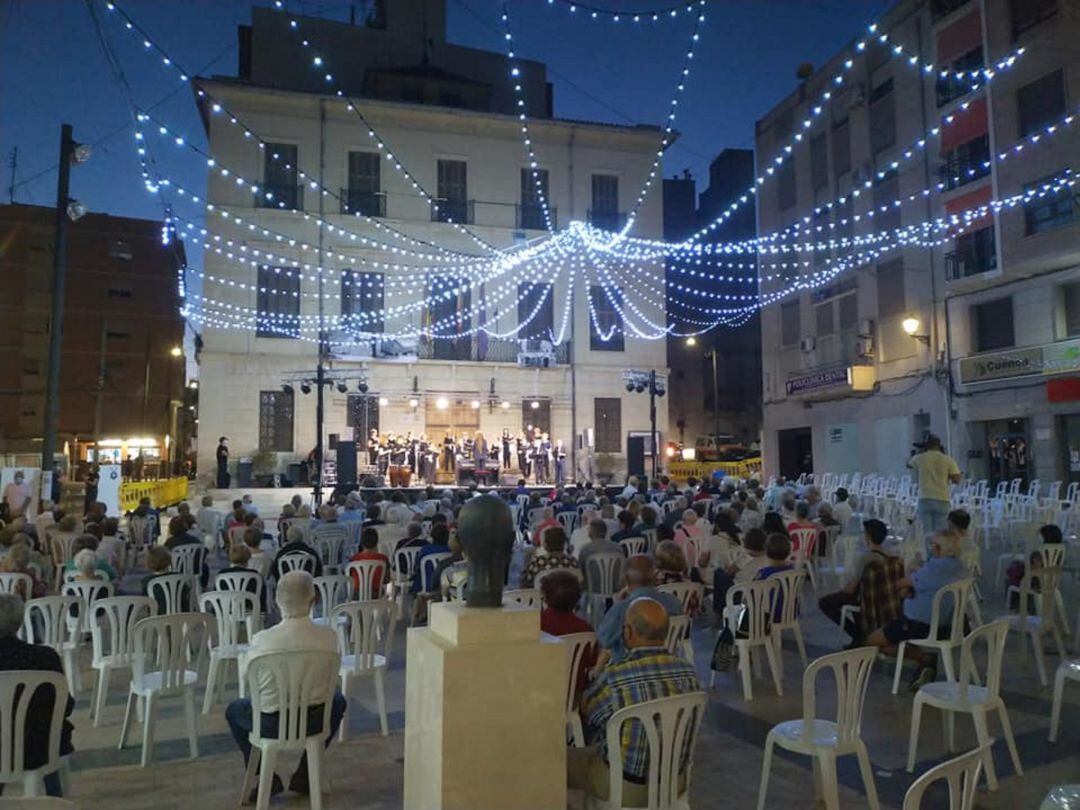 Uno de los actos celebrados en Monóvar durante estos días de fiestas.