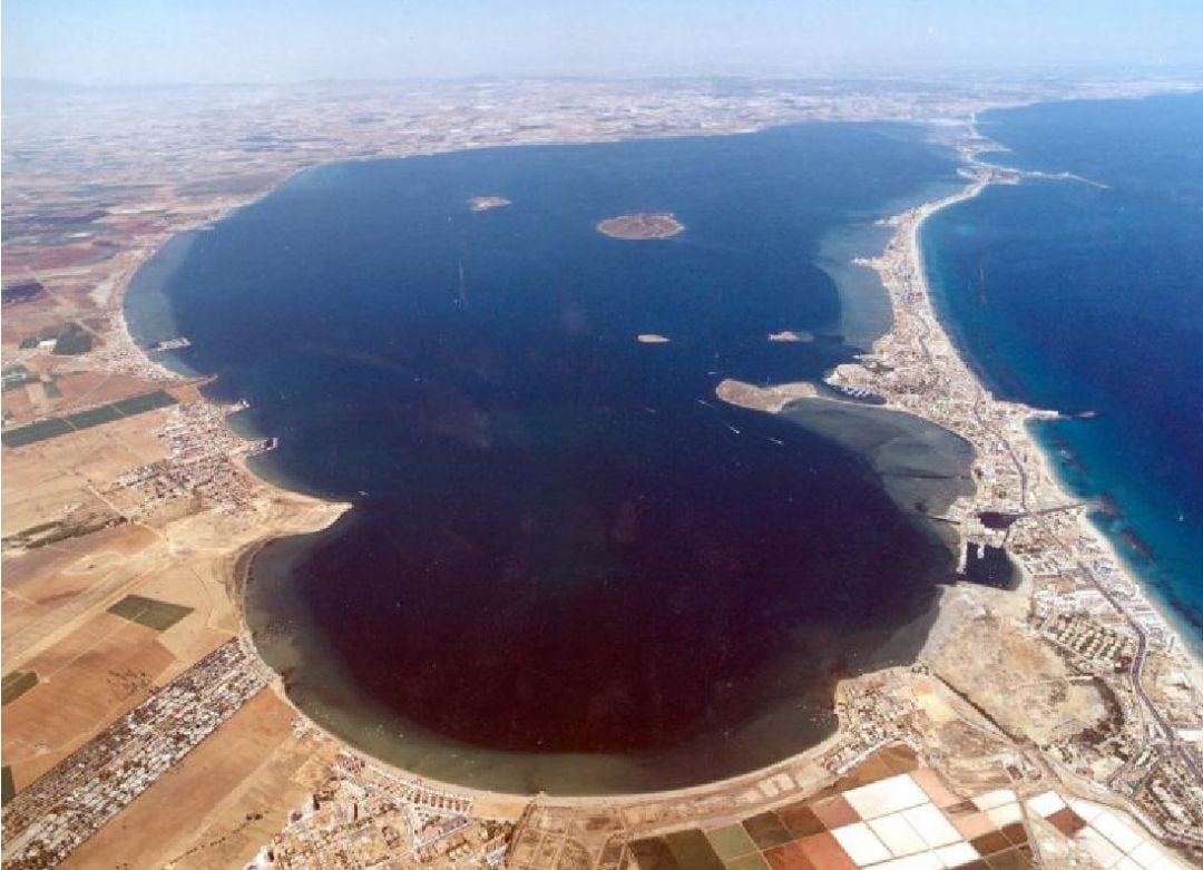 El Mar Menor desde el aire