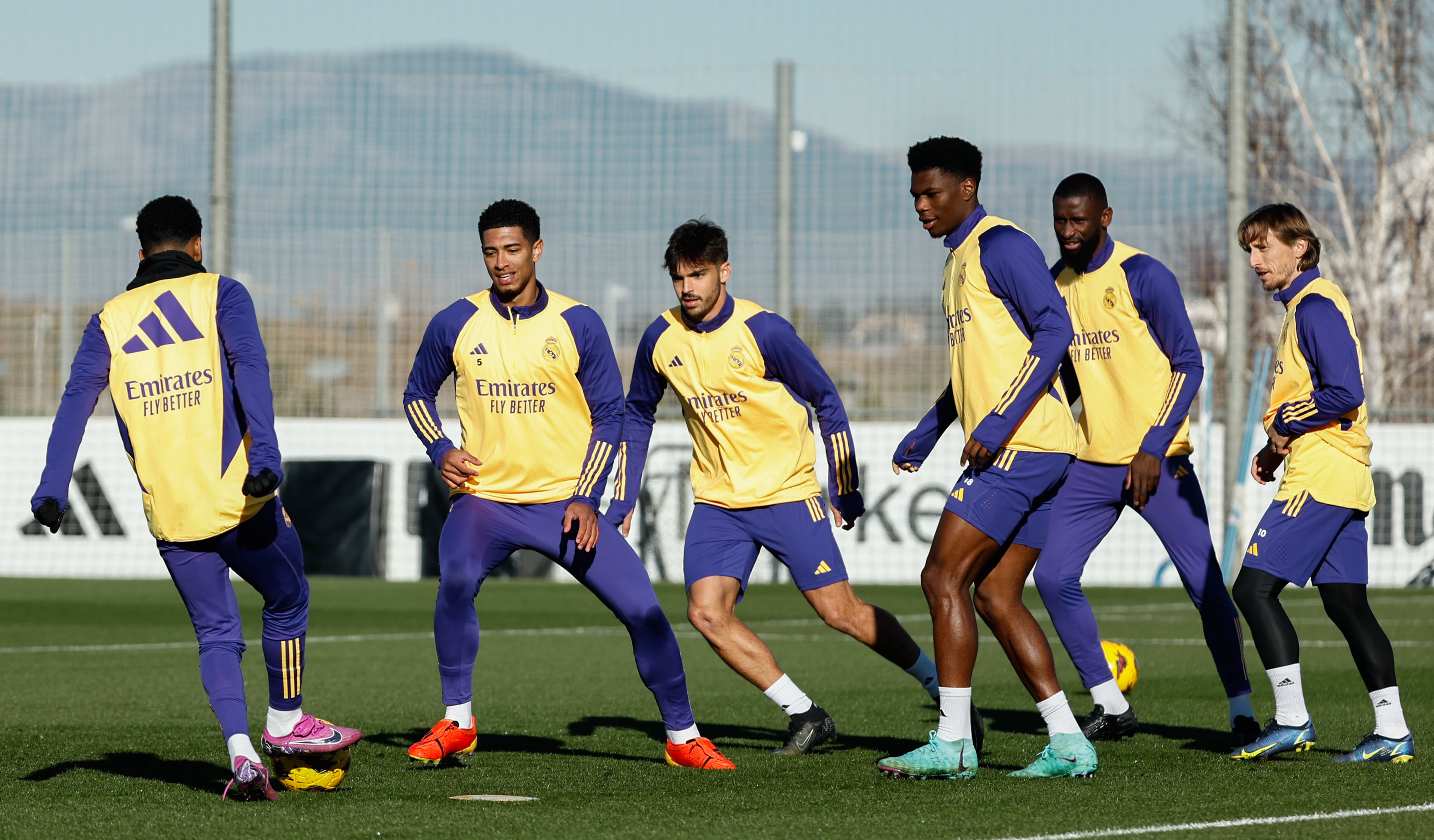 El Real Madrid entrena en Valdebebas en la previa de su partido liguero ante el Deportivo Alavés. (Photo by Helios de la Rubia/Real Madrid via Getty Images)