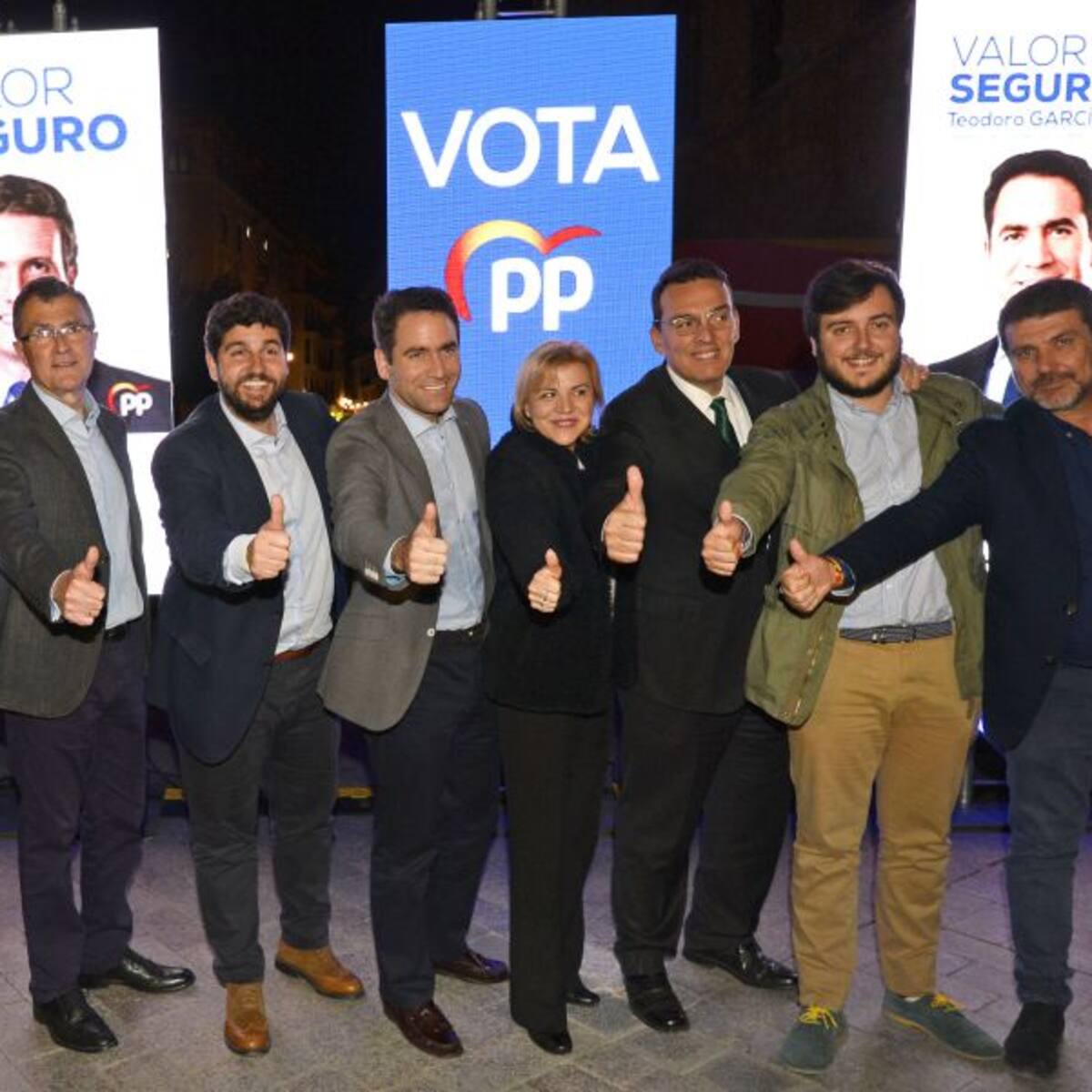 García Egea (PP) pide el voto para Casado para que la Región tenga "la relevancia" que se merece en Madrid