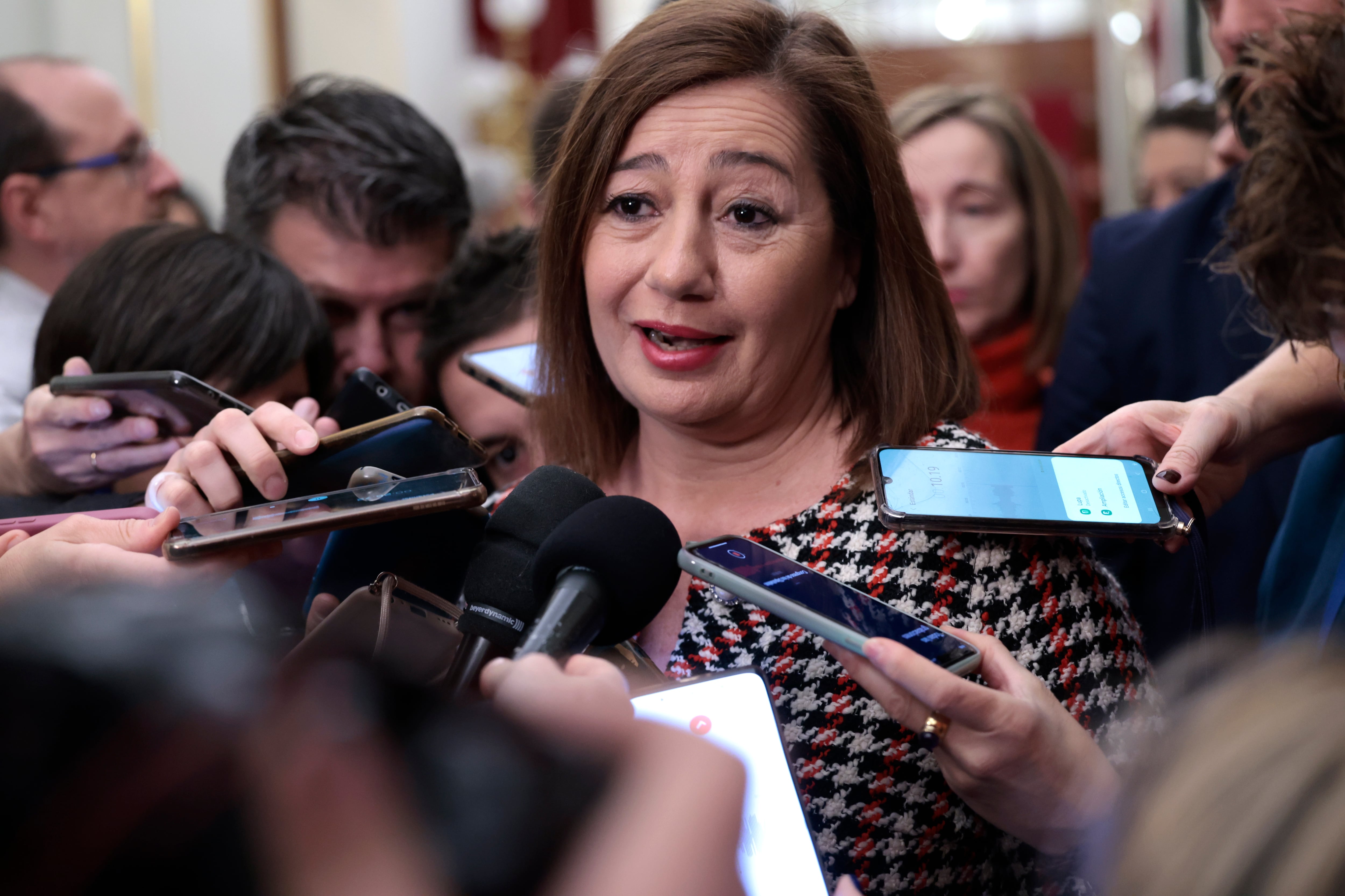 La presidenta del Congreso de los Diputados, Francina Armengol.