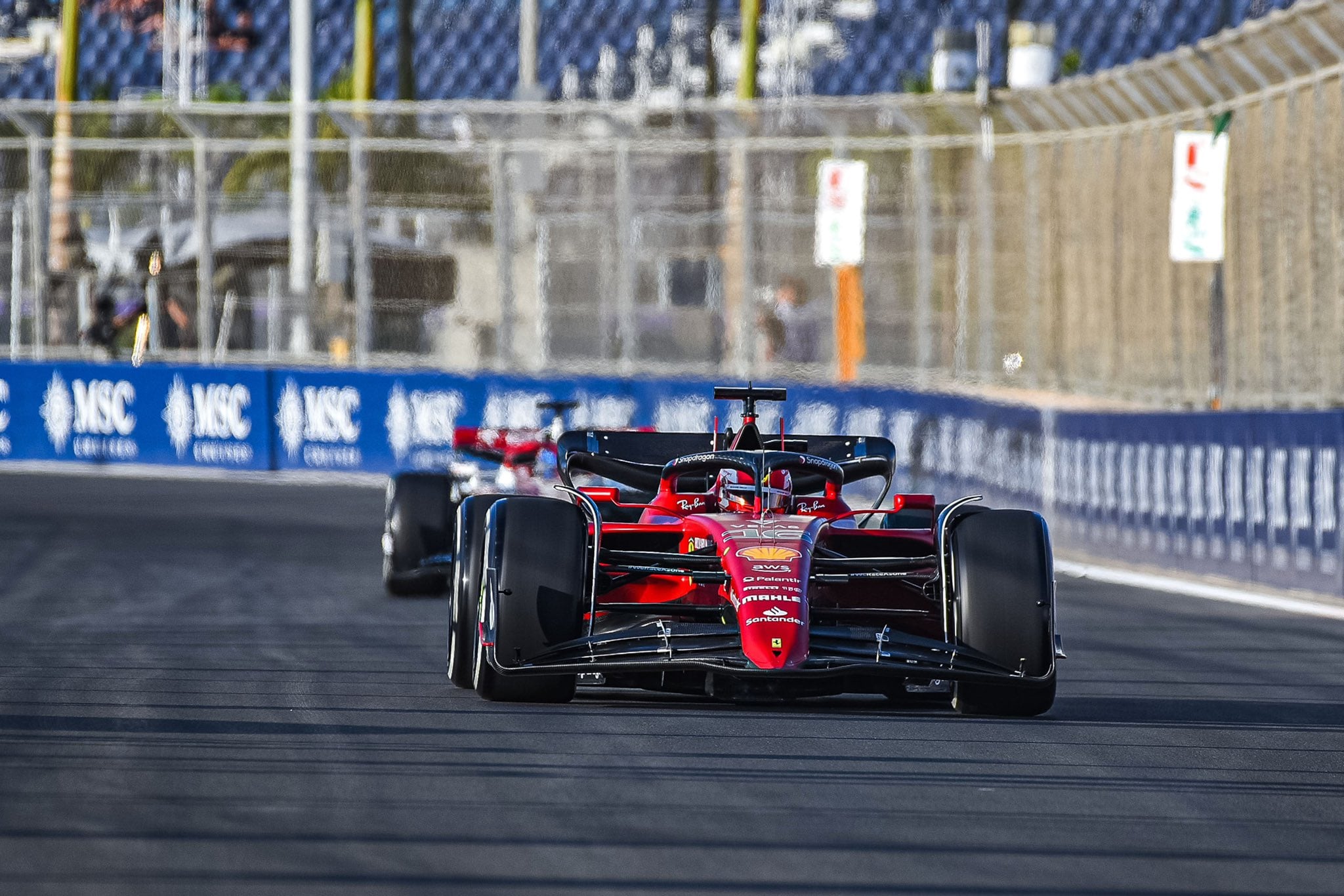 Charles Leclerc durante los Libres 1 en el GP de Arabia Saudí