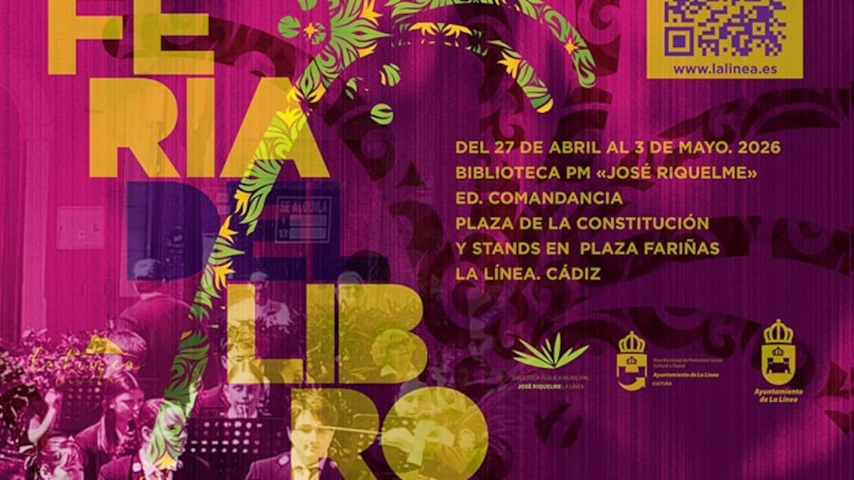 La Feria del Libro de La Línea se traslada a la Plaza Fariñas