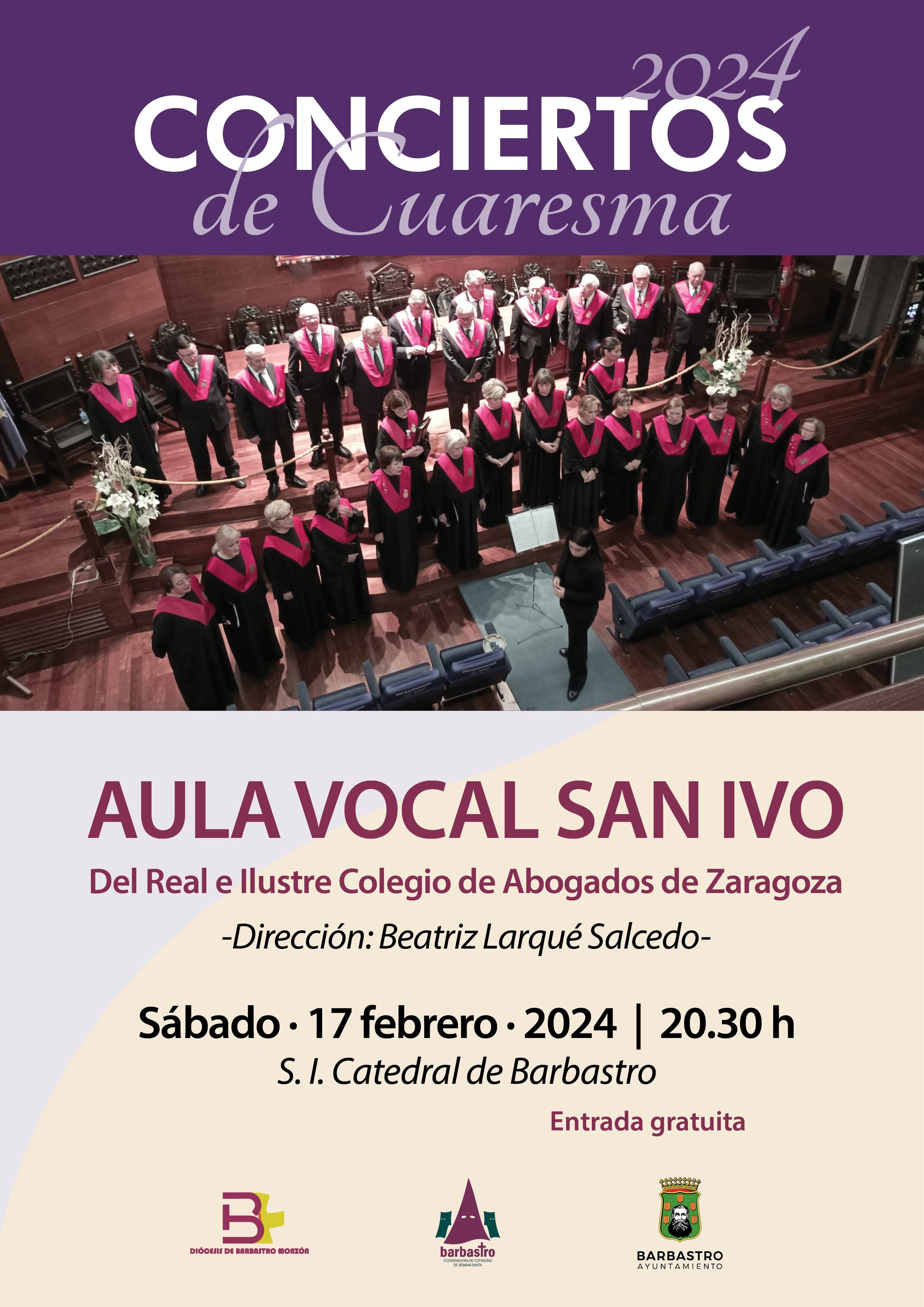 Cartel Aula Vocal San Ivo