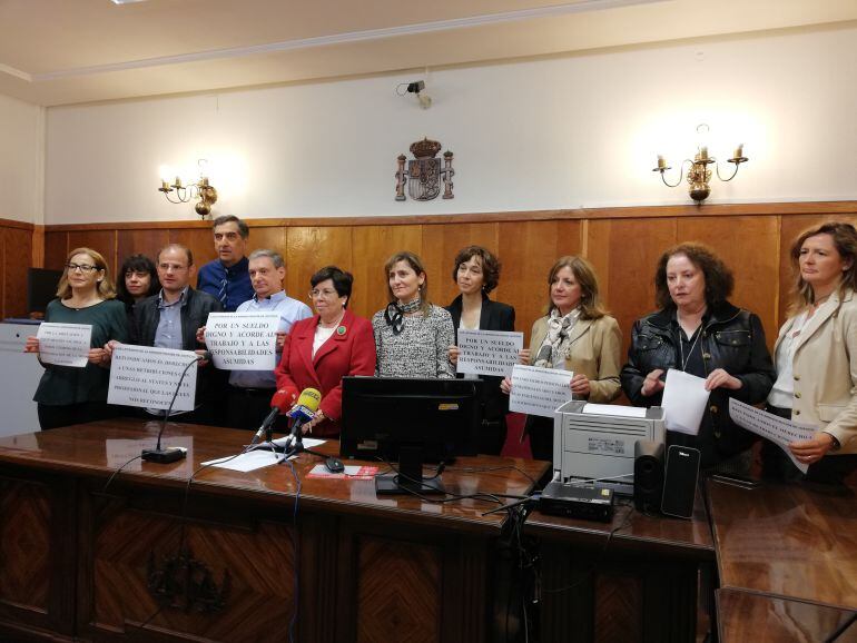 Letrados de la Administración de Justicia de Segovia.
