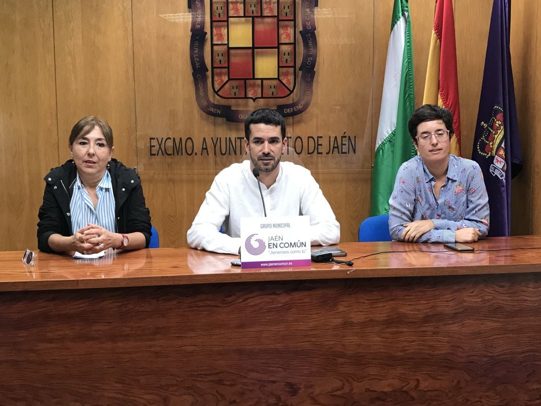 María Dolores Nieto, Manuel Montejo y Sara Martínez