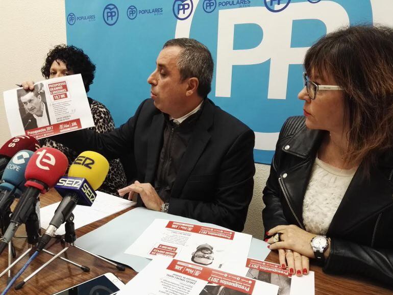 Concejales del PP denunciaron ayer las acciones del gobierno sobre los presupuestos
