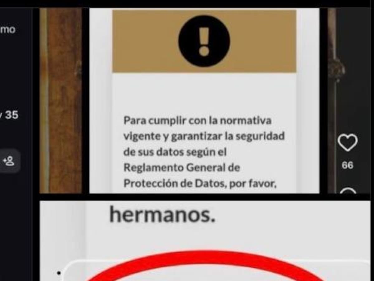 La Congregación de Mena rompe con la empresa que le gestionaba las redes tras una publicación en la que aparecían pestañas de una web porno