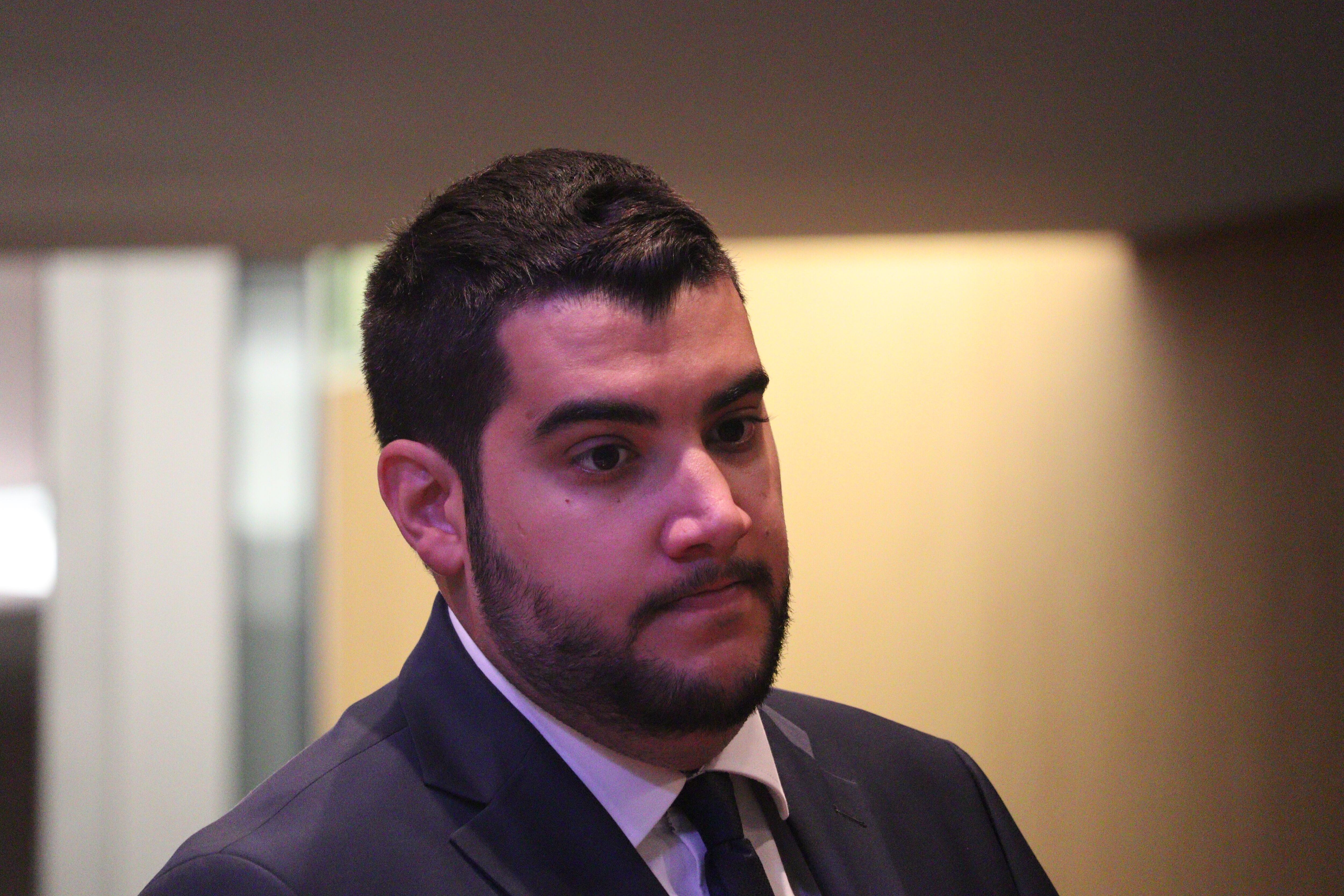 El conseller general socialdemòcrata, Pere baró