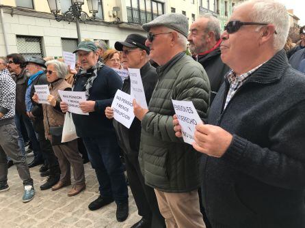 Los pensionistas reclaman una mejora de las condiciones de sus pensiones