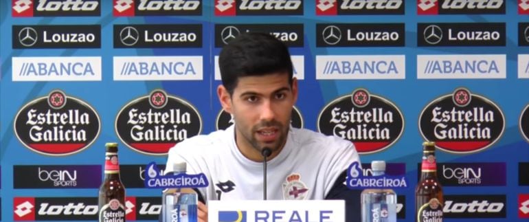 Juanfran en rueda de prensa