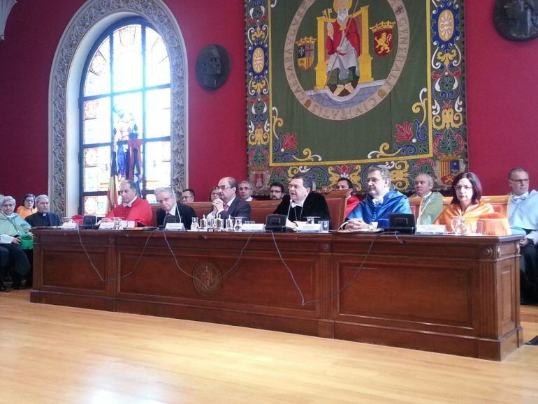 Acto solemne de San Braulio en la Universidad de Zaragoza