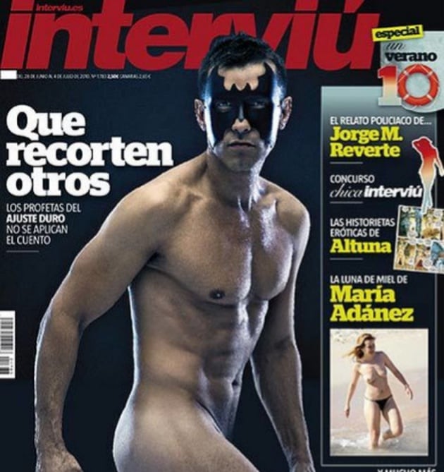 La portada de Jesús Vázquez en Interviú