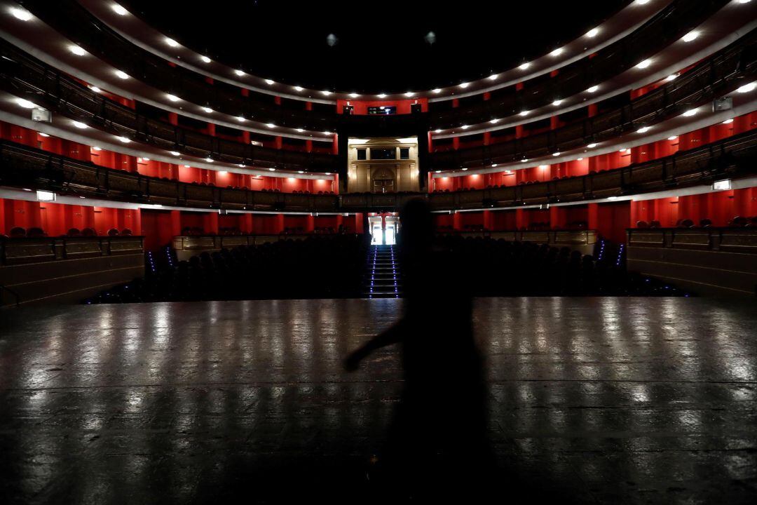 Vista del interior del Teatro Real, que ha reabierto sus puertas para presentar su temporada 2020-21