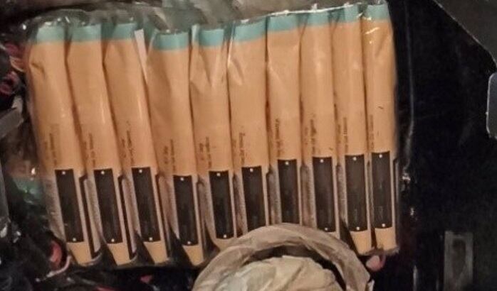 Vehículo intervenido en La Línea