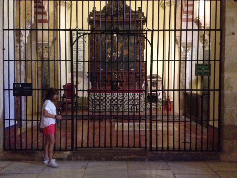 Capilla de San Bartolomé en la Mezquita donde reposan los restos de Luis de Góngora