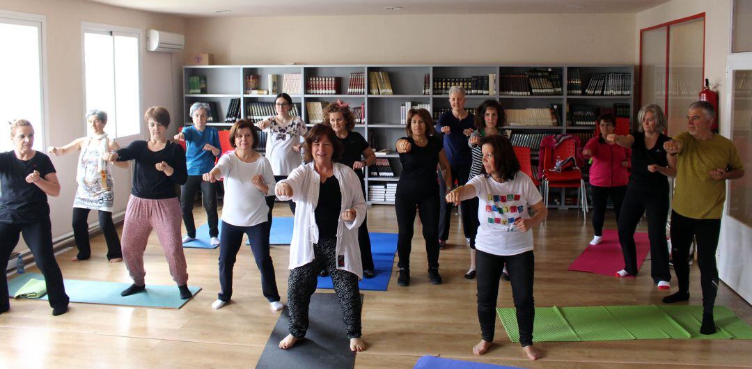 Participantes en un taller de Chi Kung de Beas de Segura.