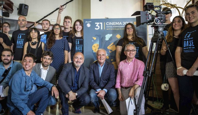 Presentación de la trigésimo primera edición del Festival Internacional de València-Cinema Jove, que se celebrará entre los próximos días 17 y 24 en Valencia.