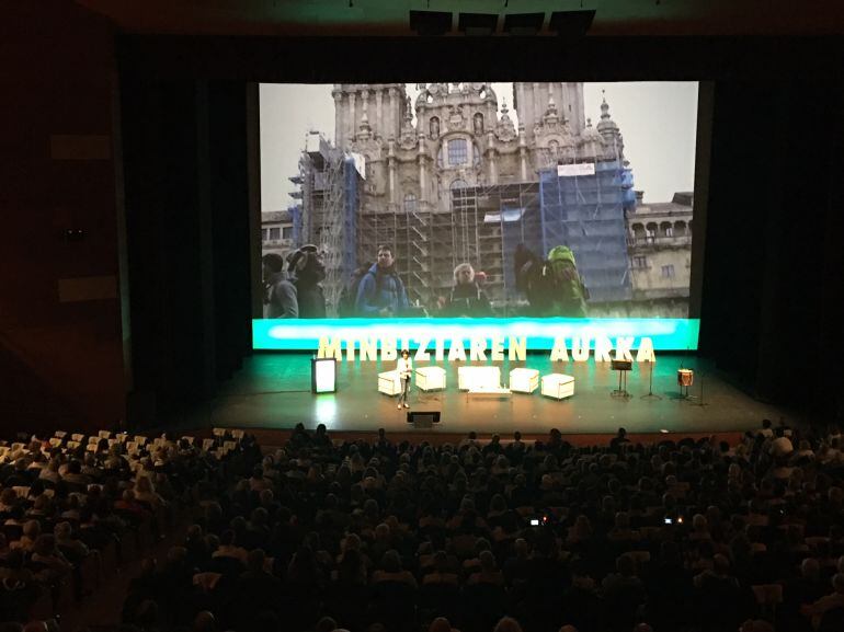 Se trata de la primera vez que las tres Juntas provinciales de AECC, Gipuzkoa, Bizkaia y Álava, toman parte en un acto conjunto