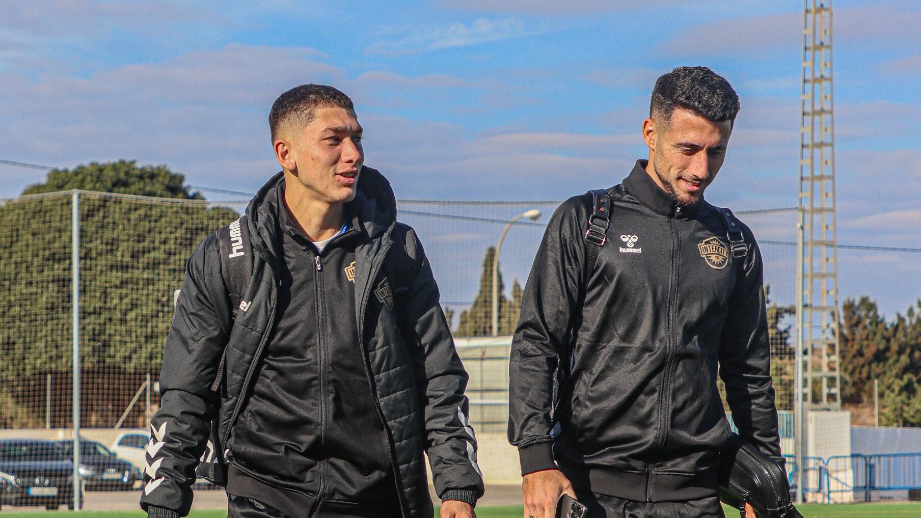 Bellotti y Guillem Jaime en la Ciudad Deportiva Antonio Solana