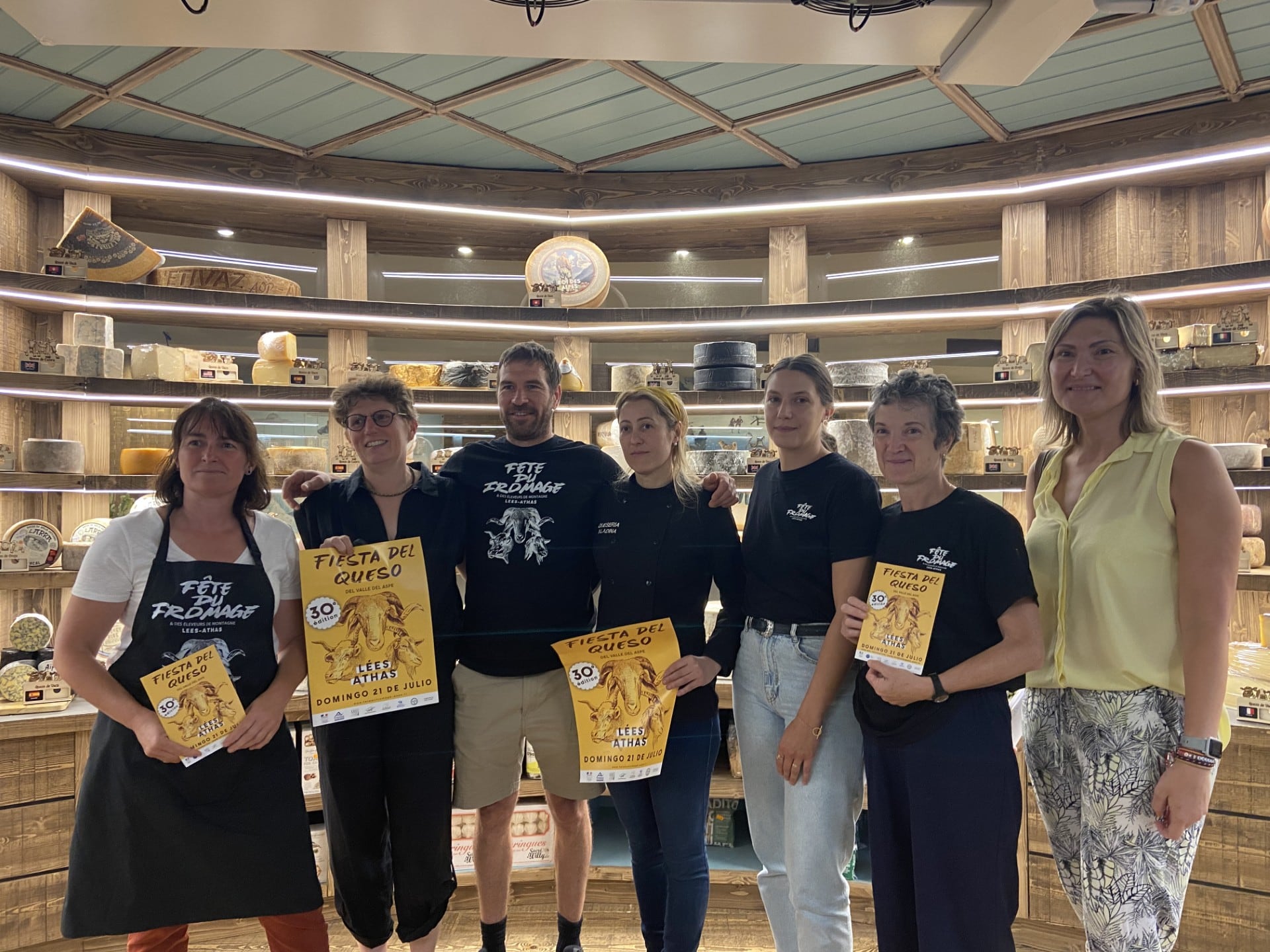 La Oficina de Turismo Francesa y la Asociación de Agricultores y Ganaderos del Valle de Aspe presentan el cartel de la XXX edición de la Feria del Queso en Lées Athas