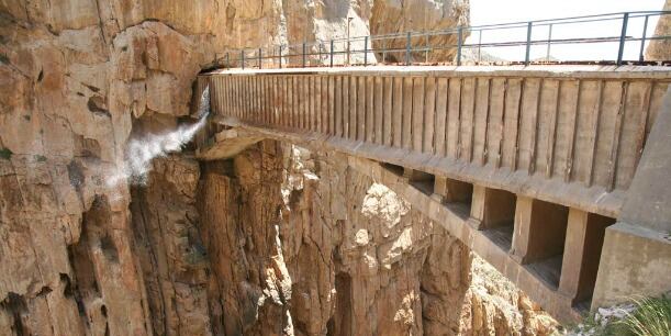 Estado del Caminito del Rey en Málaga