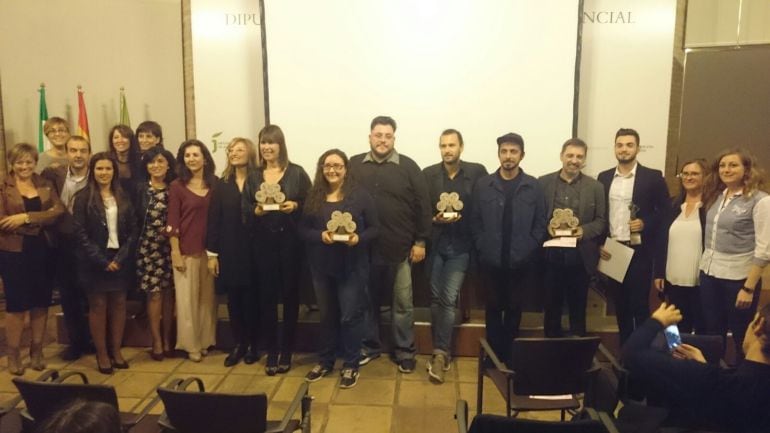 Ganadores del Festival de Cortometrajes contra la violencia de género que organiza la Diputación Provincial de Jaén.