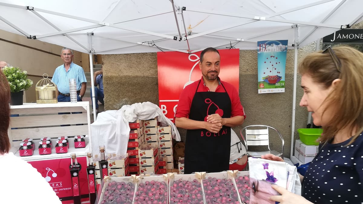 Bolea venderá miles de kilos de cerezas en la XXIII Feria de la Cereza