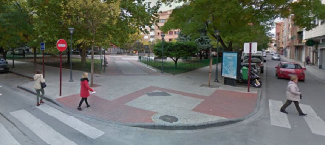 Plaza del Pelibayo, en el barrio de San Pablo