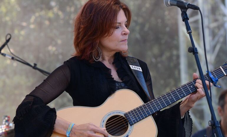 Rosanne Cash durante su actuación en el Hardly Strictly Bluegrass Music Festival de San Francisco